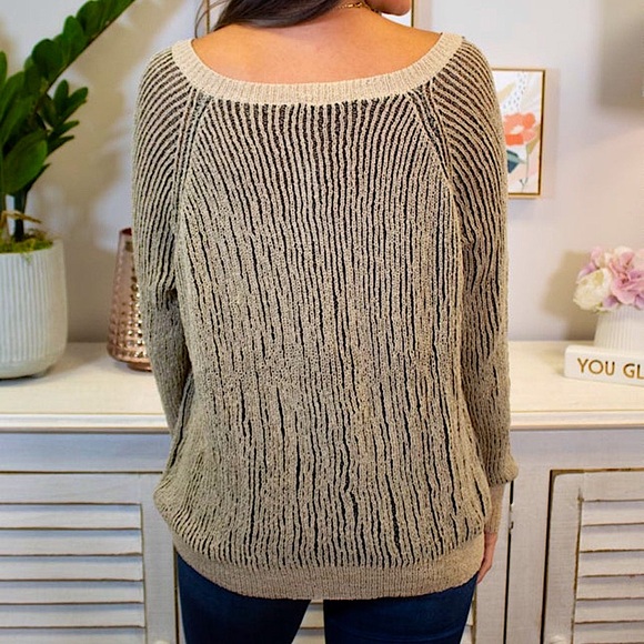 🆕🌿🤎ADELE B: Caramel Kisses Sweater MEDIUM - Picture 4 of 4